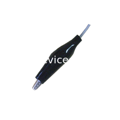 Kabel Anti Corresion EEG 1m Crocodile Clip Plug Black Cover Untuk Peralatan Eeg